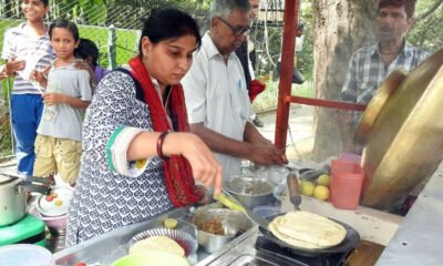 Urvashi Yadav chhole-kulche stall